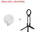 Ulanzi LM23 Magsafe Pocket LED Light Foldable Video Light 360 Adjustable 2500-8500K Bi-color for Iphone 17 16 Android Phone Live