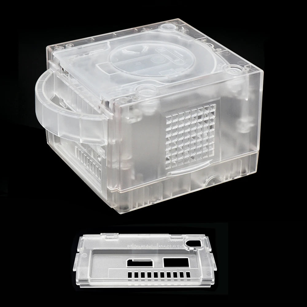 Bitfunx Gamecube NGC Replacement Shell Transparent Case for Gamecube NGC GC Game Console
