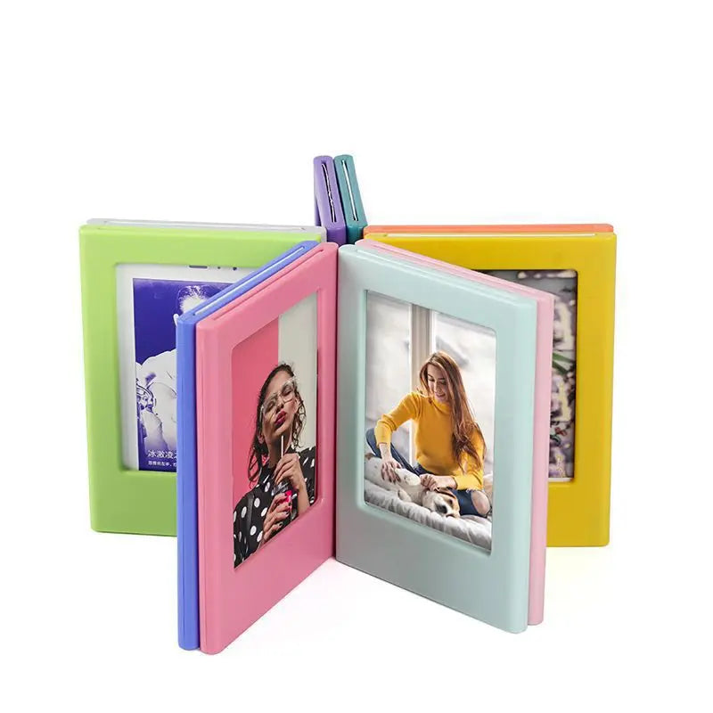 5/10/20pcs Magnetic Photo Frames for Fujifilm Instax Mini Film Papers Double Sided Fridge Picture Frame Magnets Artwork Frames