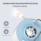 FLEXTAIL TINY PUMP X - Portable Air Pump, Mini Camping Pump with Light, USB-C Charging, Ideal for Sleeping Pad, Air Bed Mattress