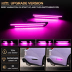 Dynamic Scan Rear Side Marker Light Indicator LED Fender  Lamp for Ford Mustang 2015 2016 2017 2018 2019 2020 2021 2022 2023