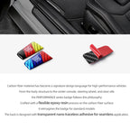BMW 5 Series G60/G70 X3 G45/G48 2025-2026 Carbon Fiber Start Stop Button Trim Sticker