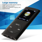 Aluminum Alloy MP3 Player Stylish Multifunctional Lossless Sound Slim 1.8 Inch LCD Screen Portable MP3 Music Player
