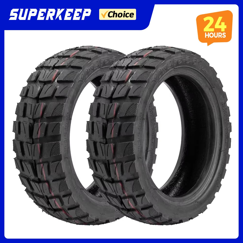 10x2.75-6.5 outer Tire For Speedway 5 Dualtron 3 Electric Scooter 10 Inch 10*2.75-6.5 Tubeless Off-road Tire Parts