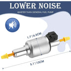 Diesel Heater Fuel Pump 12V/24V 22ML Quiet Electric Oil Pump for Webasto Eberspacher 2KW 5KW 8KW Air Heater
