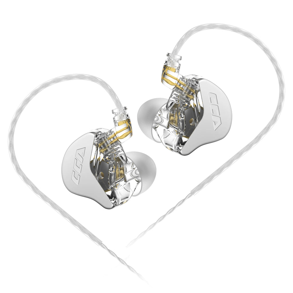 CCA CRA in Ear Monitor Headphones Ultra-Thin Diaphragm Dynamic Driver IEM Earphones Clear Sound & Deep Bass Wired Earbuds