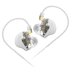 CCA CRA in Ear Monitor Headphones Ultra-Thin Diaphragm Dynamic Driver IEM Earphones Clear Sound & Deep Bass Wired Earbuds