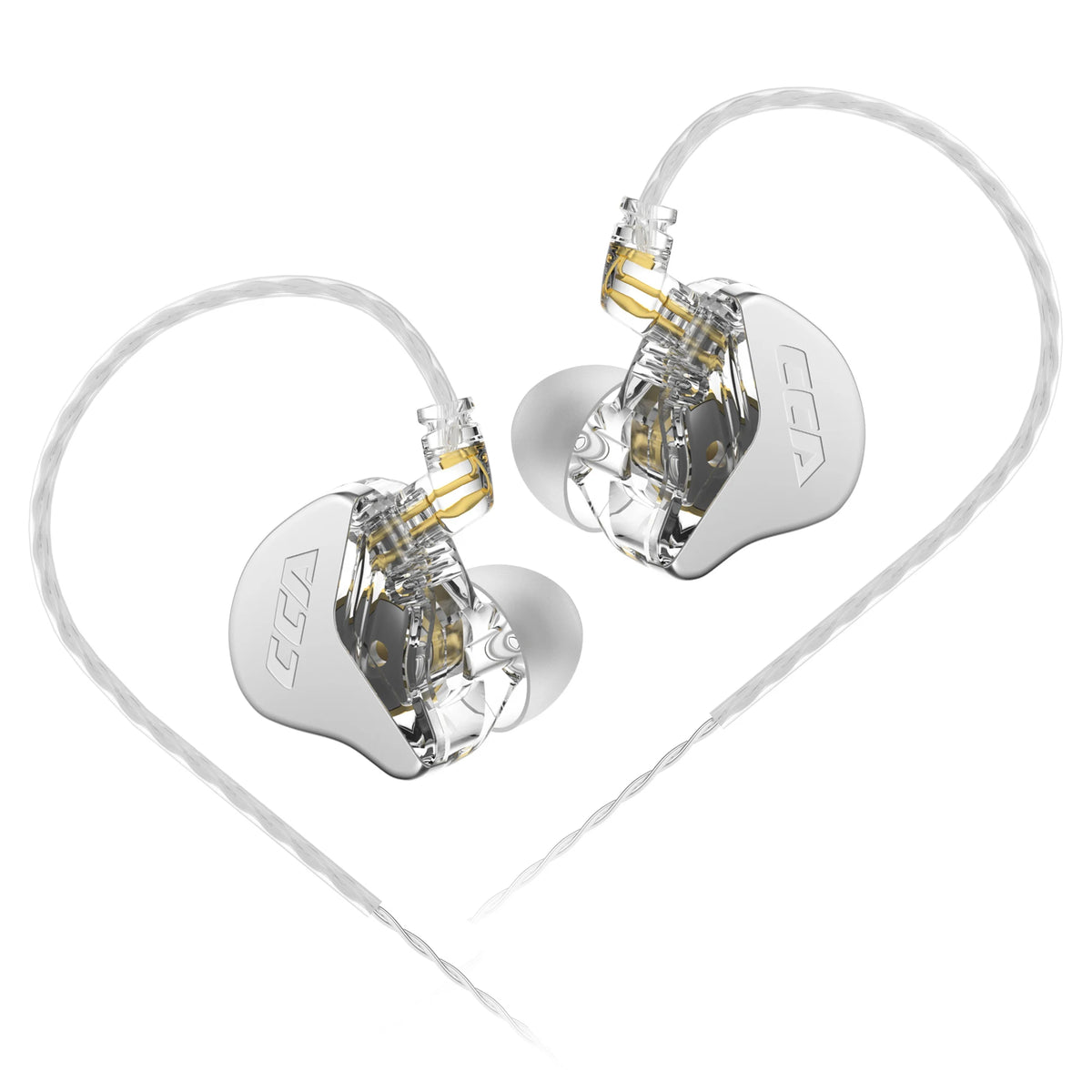 CCA CRA in Ear Monitor Headphones Ultra-Thin Diaphragm Dynamic Driver IEM Earphones Clear Sound & Deep Bass Wired Earbuds