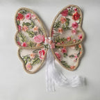 Vintage Velvet Butterfly Wings Forest Photography Props for Children's Birthday and Christmas Celebration