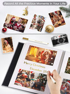 1pc Linen Photo Album Self Adhesive Scrapbook Album for 2x3 4x6 5x7 8x10 Pictures DIY Photo Book Birthday Gifts for Women Mom
