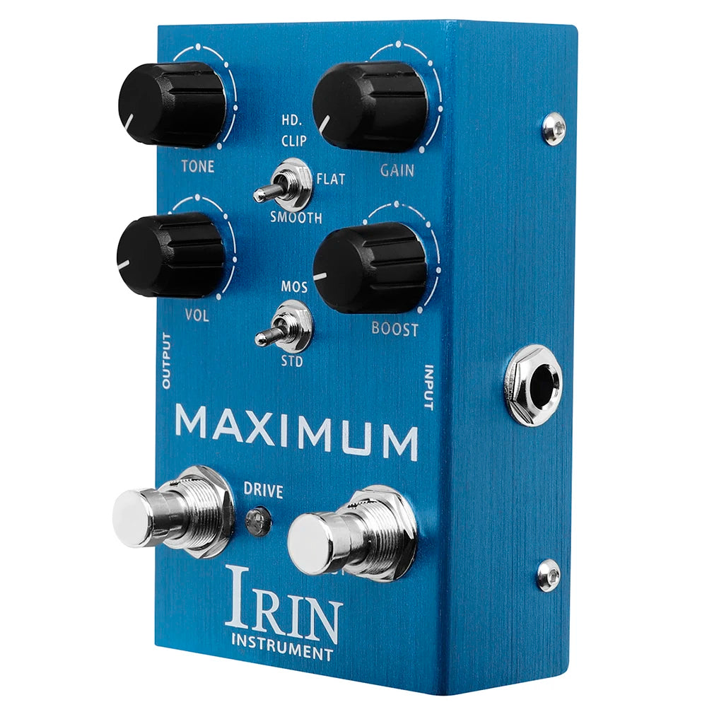 IRIN Guitar Effect Pedal Overdrive Distortion Speakers Analog Classic British Rock Effect Electric Bass Guitar Pedal True Bypass