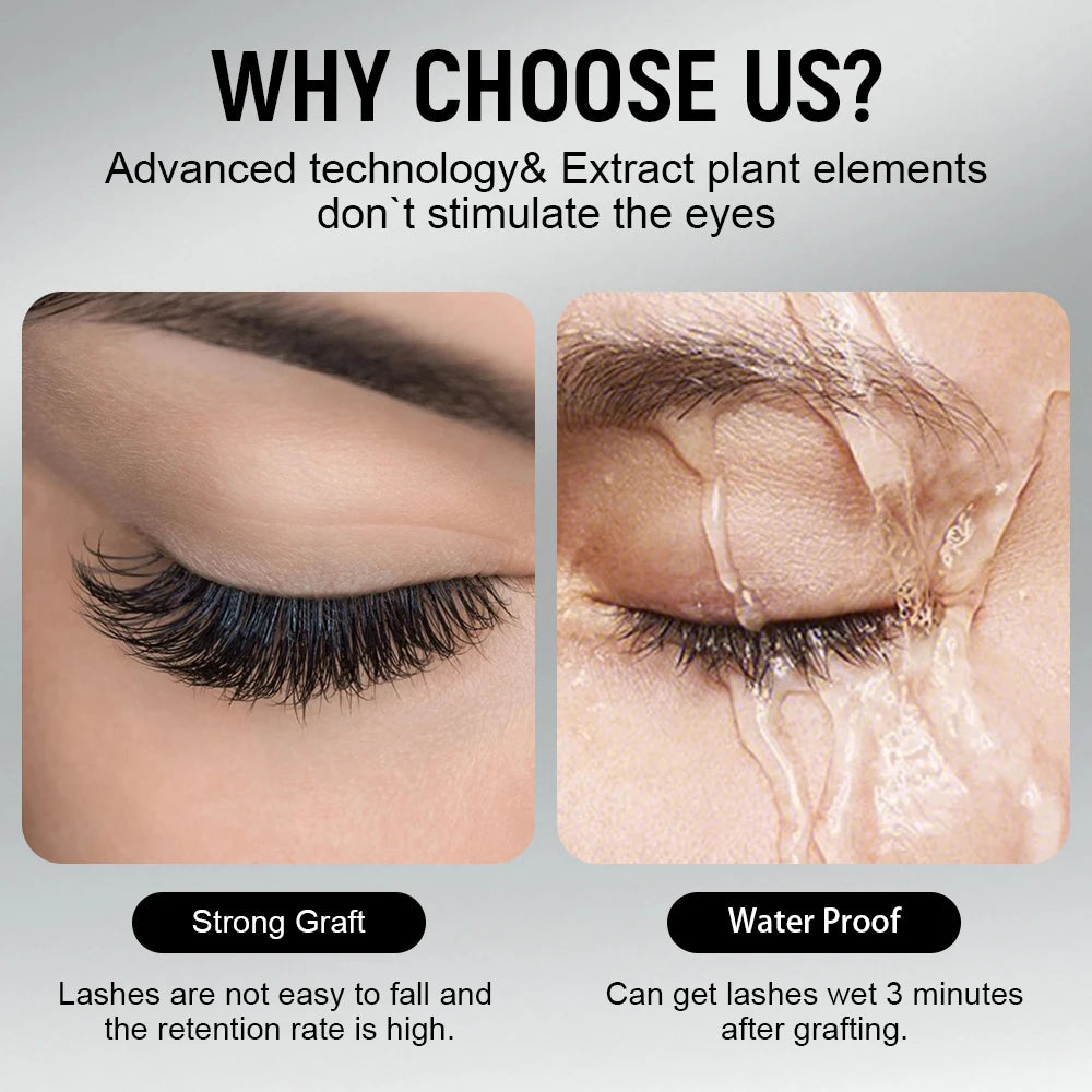 Gollee Fast drying 0.5s Eyelash Extension Glue Waterproof Eyelash Adhesive Lashes Supplies Strong Glues For Salon Makeup Beauty