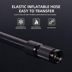 ThinkRider 120 PSI Portable Pocket Bike Electric Air Pump MINI Tire Inflator For Bicycle Digital Gauge Display