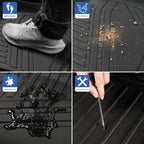 Smabee TPE 3D Floor Mats Set for Subaru Solterra 2023-2025 Left Hand Drive 3pcs