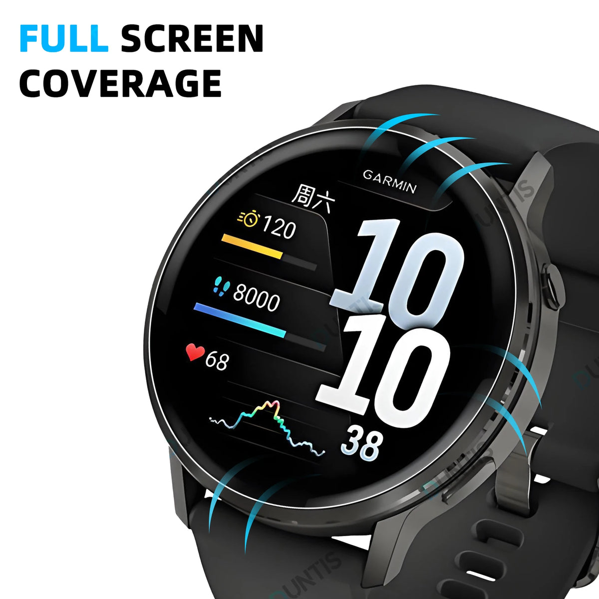 Screen Protector for Garmin Venu 4 45mm 41mm Anti-scratch Hydrogel Film，HD Clear Full Coverage Soft Protective Film Accessories