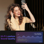 USB C to 3.5 mm Jack Adapter DAC Type-C Audio Amplifier Hi-Fi Stereo Earphone Headphone AUX Converter CX31993 MAX97220 Dual Chip