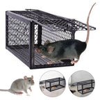 Household Metal Mousetrap Self-locking Mousetrap Safe Firm Iron Net Household Mouse Catcher Indoor Outdoor Rat Trap Rat Cage