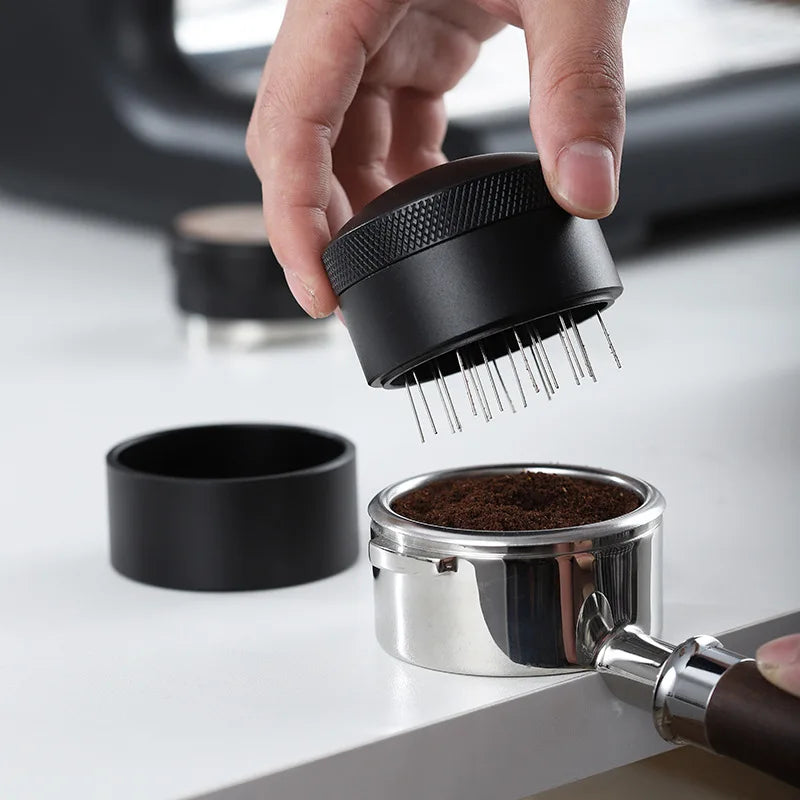 Espresso Stirrer WDT Tool, Espresso Distribution Tool for 51mm 54mm 53mm 58mm Portafilter, Coffee Powder Stirring Tool