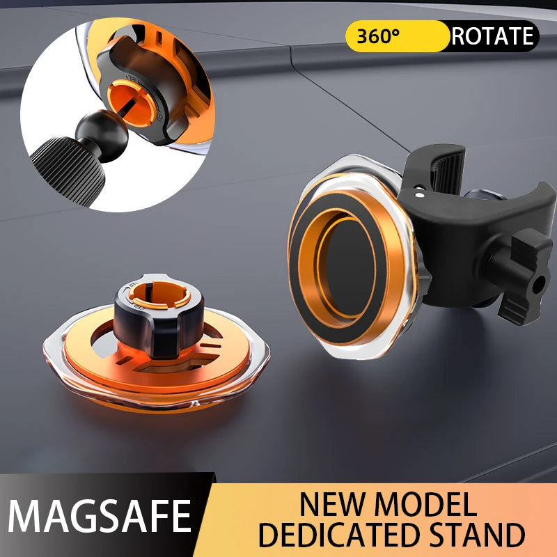 For BYD Denza B5 8 Leopard Car Magnetic Phone Holder Leopard 5 8 Gravity Navigation Mount Adjustable Ball Head Car Accessories