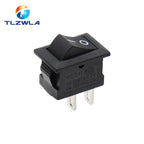 KCD11 Mini Rocker Switch 10x15mm 100pcs 2/3 Pin ON-OFF or ON-OFF-ON 3A 250VAC