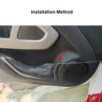 2pcs Stainless Steel Car Door Net Bag Non-elastic Repair Strip For Mercedes Smart 451 Fortwo 2009-2014 Modification Accessories