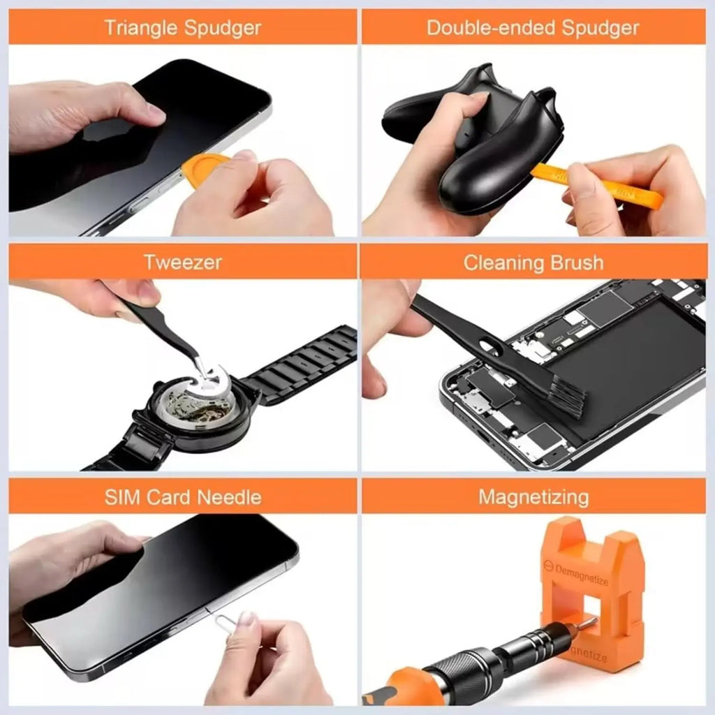 TINSOL 115in1 Precision Screwdriver Set, CRV Steel Bits W/ Torx Triwing Mini Repair Tool Kit for Electronics Laptop Phone Repair