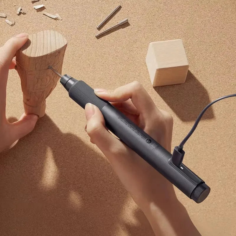 Xiaomi Mijia Electric Grinding Pen Mini Grinder 22000rpm Brushless Motor Gray