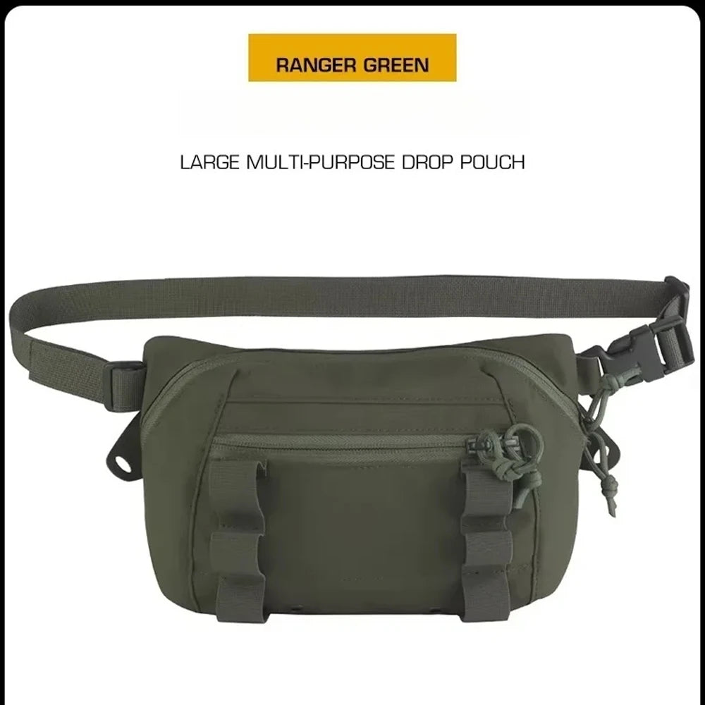 TACTICAL SS Style Multi Purpose Waist Bag Brunch Box Drop Pouch Dump Pouch for Hunting Adjustable