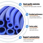 1m/Lot Inner Diameter 6-50mm Silicone Hose Heat Resistant High Pressure Automobile Cylinder Vacuum Pipe Double Layer Rubber Hose