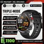 2026 New Fashion Luxury 1100mAh Battery 1.7-inch HD Screen Compass Wireless Call Flashlight 100+Sports Outdoor Sports smart