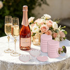 10pcs Heart Shaped Mini Mirrors Pink Party Favor Guest Gifts Wedding Birthday Decor