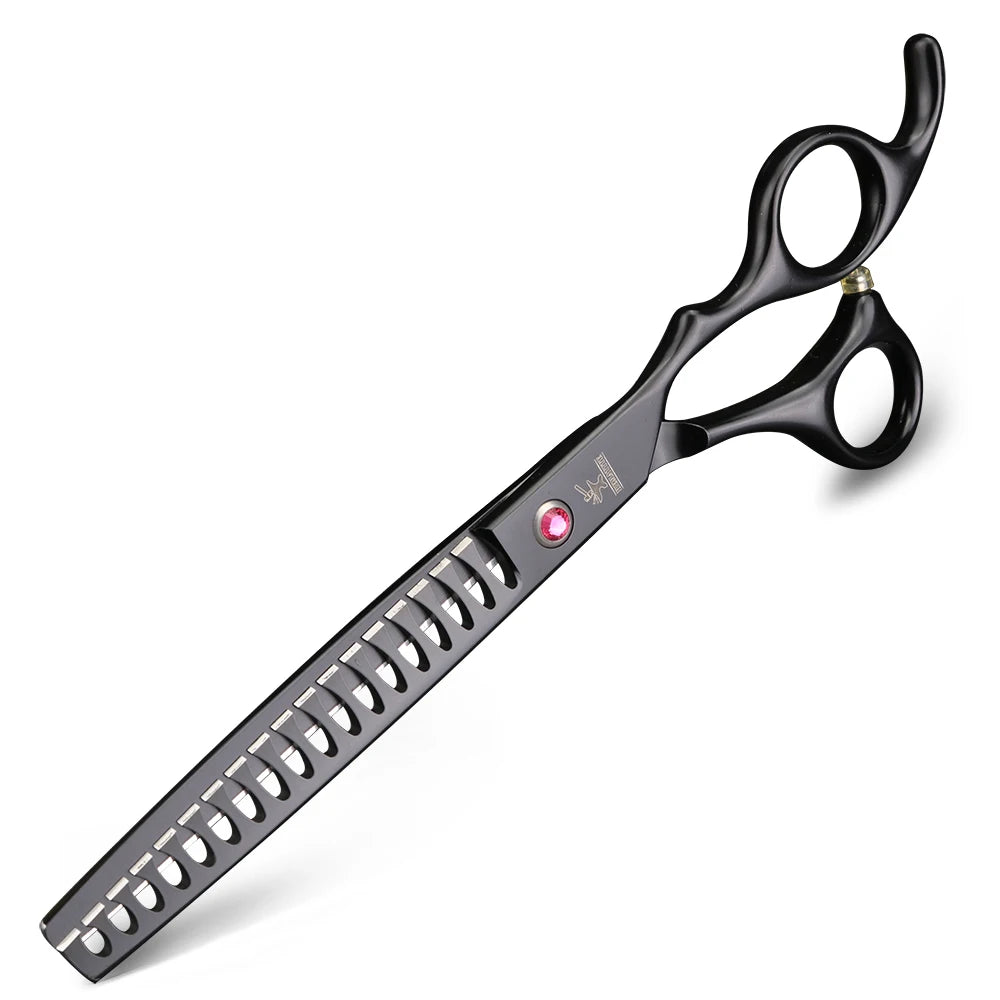 7-inch hair scissors 6cr13 steel hairdresser cutting scissors and thinning scissors or pet scissors