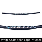 Syncros Carbon Fiber MTB Flat Handlebar 31.8mm Clamp 9° Sweep 580-760mm Black