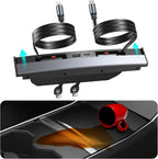 USB Charger Hub for Tesla Model Y Model 3 Center Console Retractable Phone Charger Model Y/3 Accessories 2024 2023 2022 2021