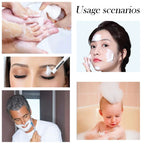 Eyelash Shampoo Cleaning Tools Include 60ML Empty Bottle Foam Dispenser Eyelash Brush Storage Bag Cleaning Nose Brush Eyelash