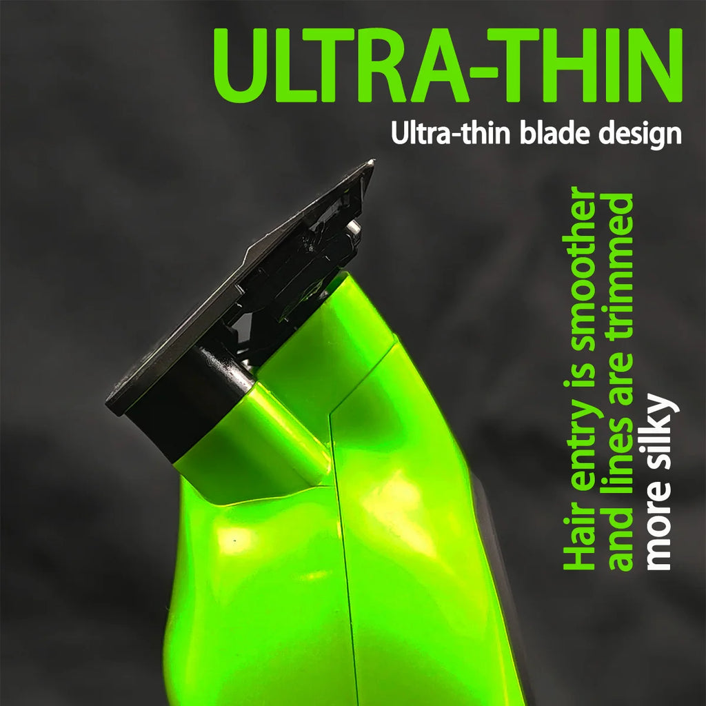 New 2026 BRDCLIP FA1T Green Professional Hair Trimmer Barber Carving Gradient Finish Machine Electric Clipper with Charger Stand