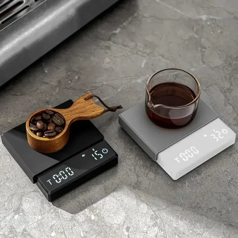 Mini Waterproof Digital Coffee Scale With Chronograph High Precision Gram Weight Electronic Kitchen Scale For Home Italian Coffe