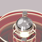 Italian Bauhaus LED Wall Lamps Living Room Bedroom Bedside Lamp Medieval Round Flying Saucer Wall Lights Bar Atmosphere Decor