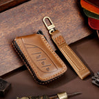Luxury Car Key Case Cover Leather Fob Protector for LFA Lexus Ux Ux200 Ux250h Es200 Es300h Keyring Holder Accessories Keychain
