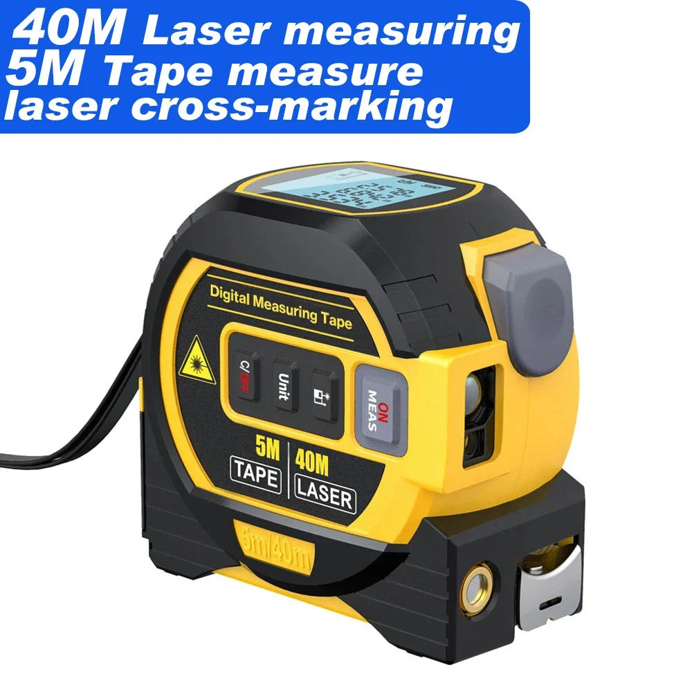 3In1 Laser Rangefinder Laser 40M / 60M Distance Meter Measuring Laser Tape Measure Digital Laser Rangefinder Scale Distance Area