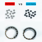 T47 Threaded Bottom Bracket for Road Bikes Ceramic/Steel Bearings Smooth Pedaling 68/77/85.5mm Axle Compatibility 24mm & DUB