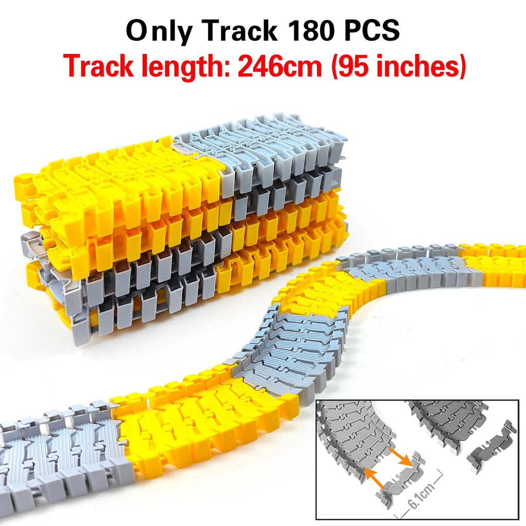 Track Car Train Toys Children Electric Track Toy Car Engineering Car Kids Educational Toys  for Children Birthday Gift