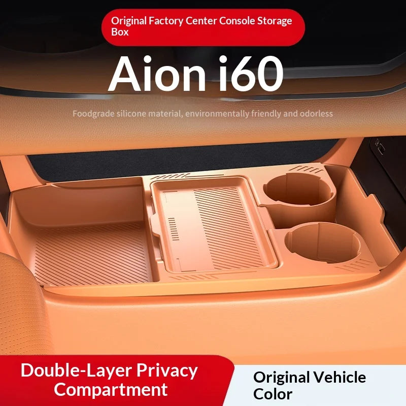 Suitable for 26 Models of Gac Aion I60/aion V Under-center Console Storage Box Multi-functional Lower Storage Box Accessories