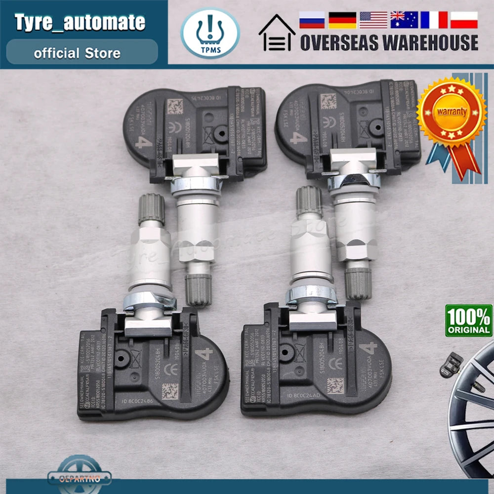 433MHz TPMS Sensor 40700-3VU0A Tyre Pressure Sensors FOR Nissan Pulsar Qashqai II TIIDA TEANA X-Trail Rogue 407003VU0A