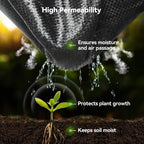 Weed film, garden landscape fabric, weed proof cloth, strong breathable plastic covering, thick and durable floor covering pad