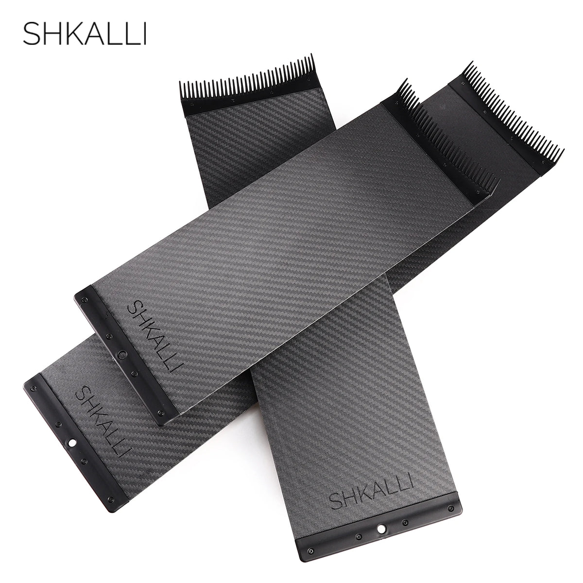 Professional Carbon Fiber Hair Coloring Board with Comb Teeth Design - Salon Barber Hair Dyeing Tool for Precise Highlighting