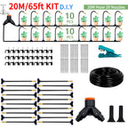 DIY Garden Misting Cooling System Spray Kit for Greenhouse Patio Irrigation, 5-30m