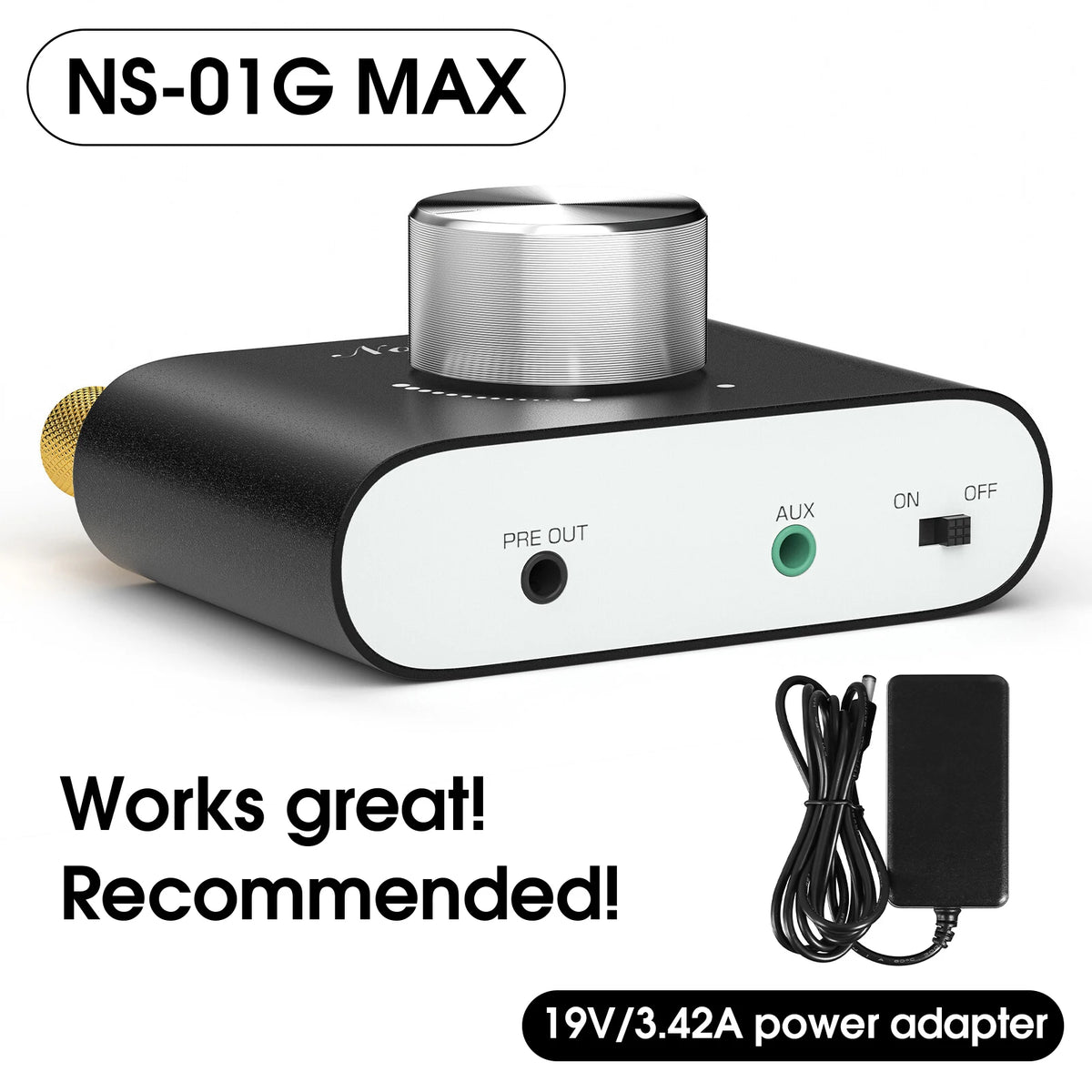 Nobsound NS-01G MAX Mini Digital Amplifier Bluetooth Receiver HiFi Home Auido Power Amp 100W+100W