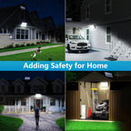 Solar Lights Outdoor 400LED Remote Solar Security Lights Outdoor Motion Sensor Waterproof Solar Wall Lamp Garden Patio Yard