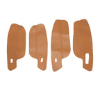 Soft Leather Armrest Cover For VW Golf 7 2014 2015 2016 2017 2018 4pcs Car Door Panel Armrest Cover Sticker Trim Interior Parts